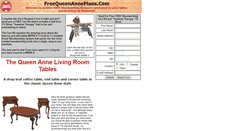 Desktop Screenshot of freequeenanneplans.com